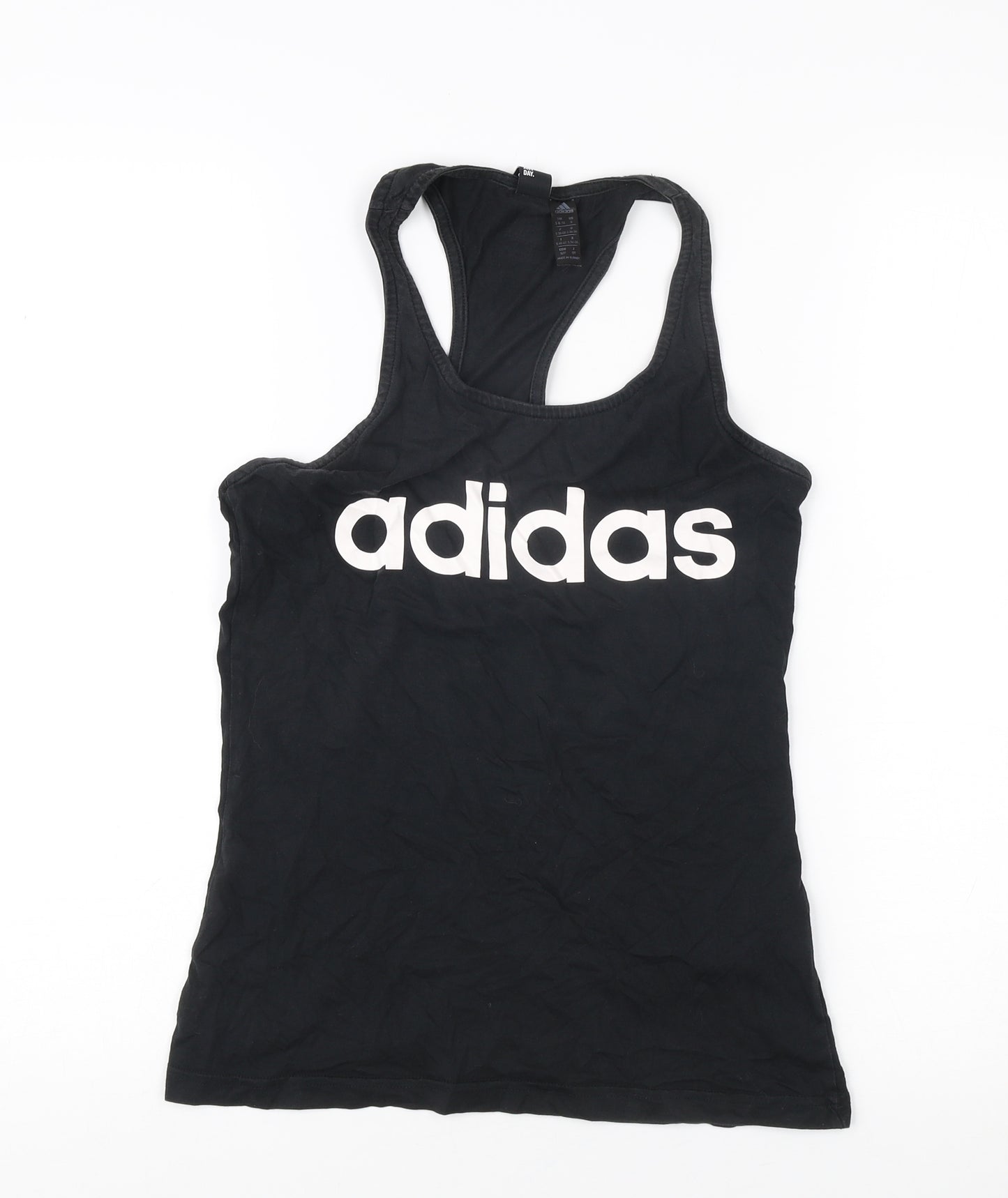 Adidas Women's Black Tank Top Size 8 Athletic Fit