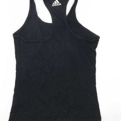 Adidas Women's Black Tank Top Size 8 Athletic Fit