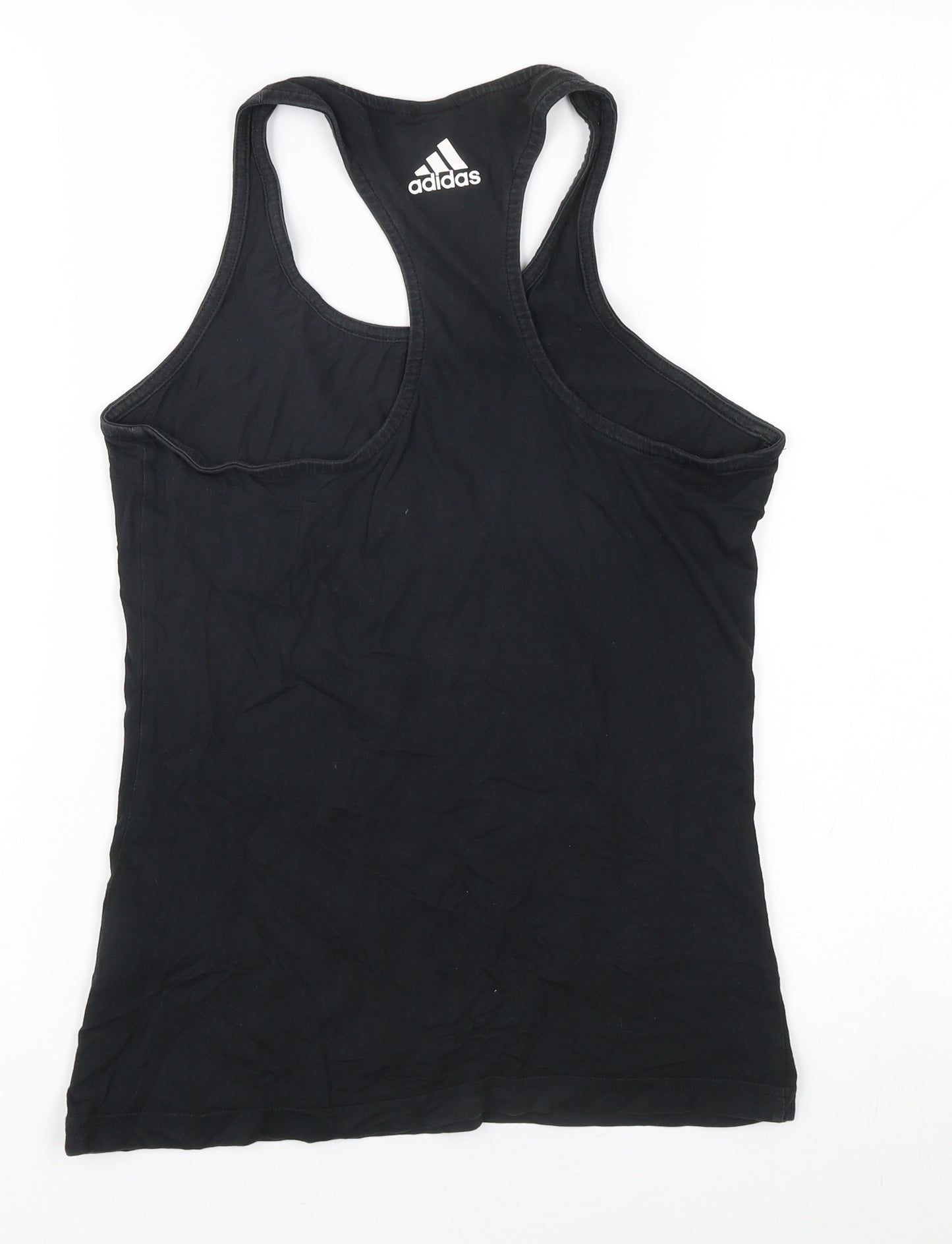 Adidas Women's Black Tank Top Size 8 Athletic Fit