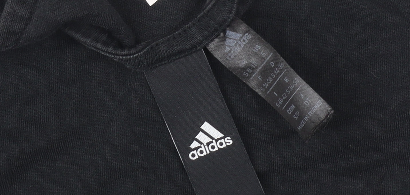 Adidas Women's Black Tank Top Size 8 Athletic Fit