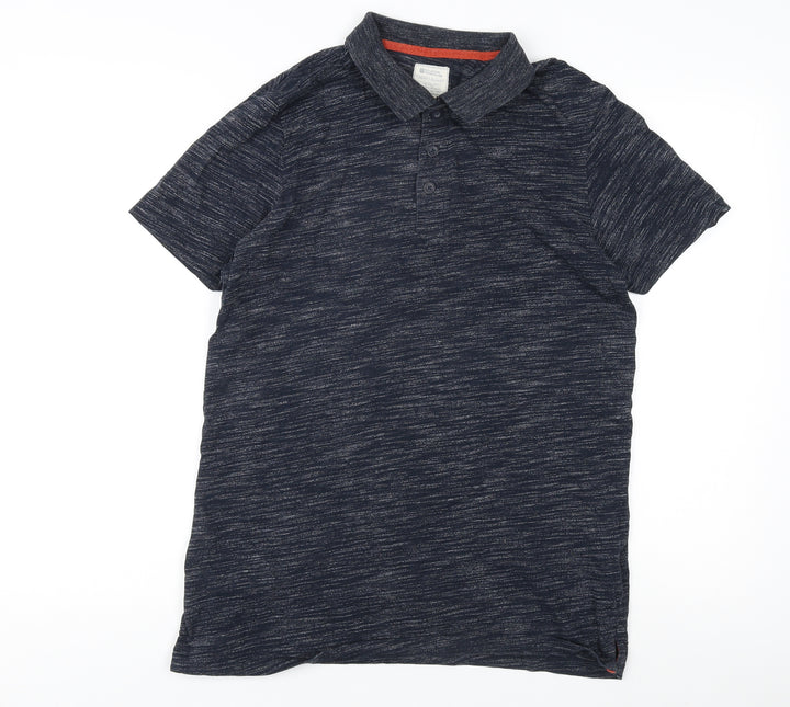 Mountain Warehouse Men's Blue Polo Shirt Size S
