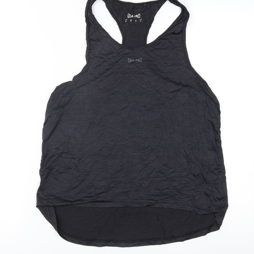 USA Pro Women's Black Tank Top Size 8 Gym Wear