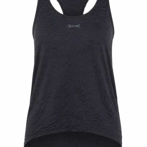 USA Pro Women's Black Tank Top Size 8 Gym Wear