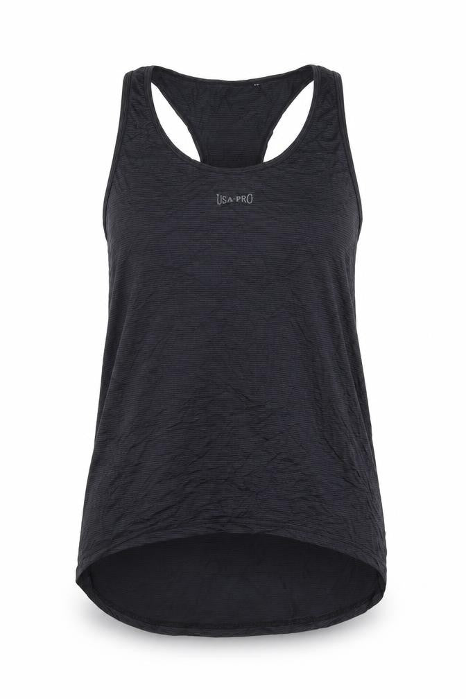 USA Pro Women's Black Tank Top Size 8 Gym Wear
