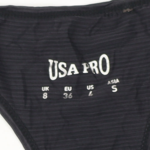 USA Pro Women's Black Tank Top Size 8 Gym Wear