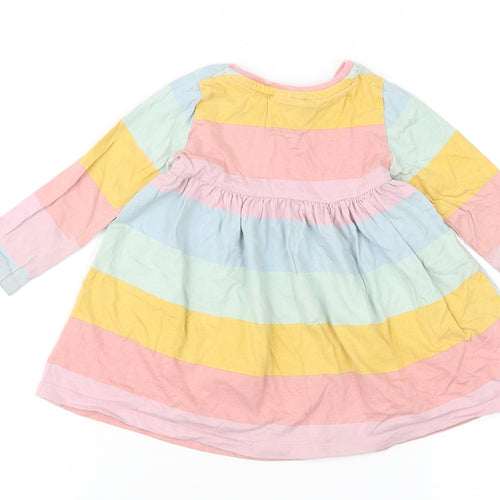 Peppa Pig Girls Multicoloured A-Line Dress, 5 Plus, Casual Fun