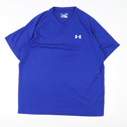 Under Armour Men's Blue L Loose Fit T-Shirt