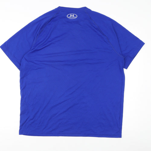 Under Armour Men's Blue L Loose Fit T-Shirt