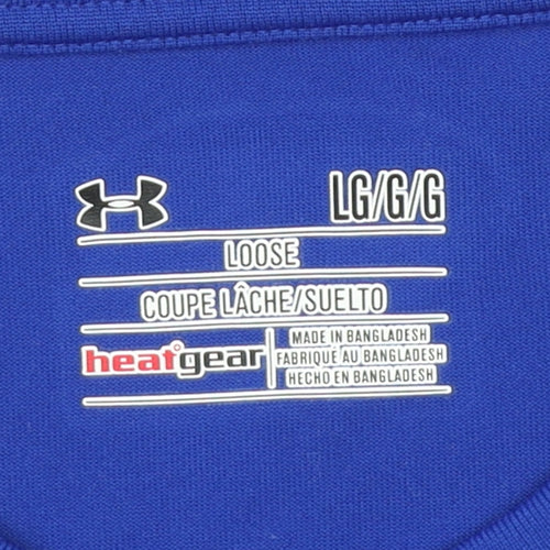 Under Armour Men's Blue L Loose Fit T-Shirt