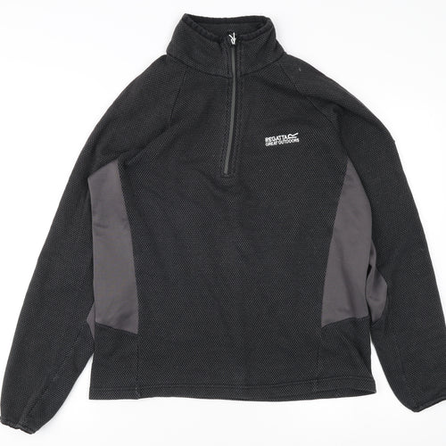 Regatta Men's Black 1/2 Zip Sweatshirt M