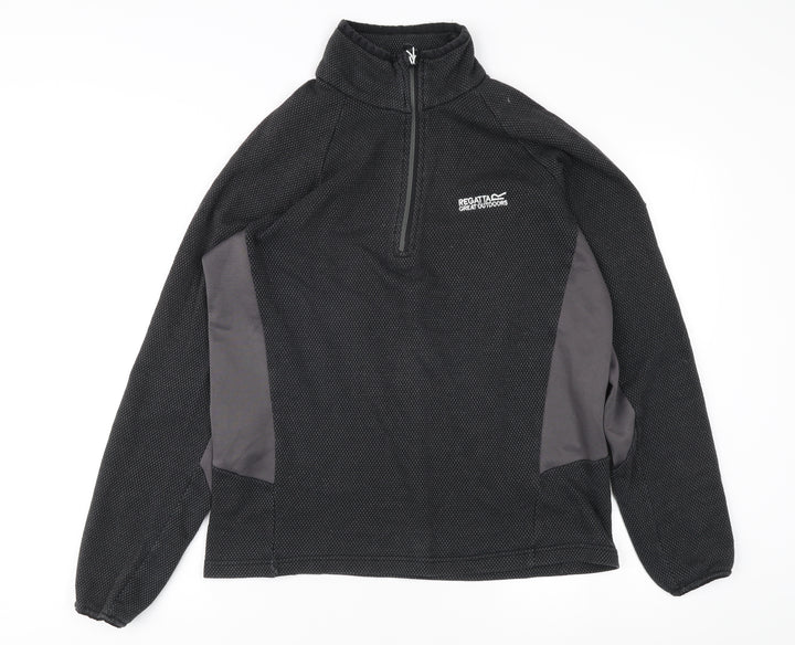 Regatta Men's Black 1/2 Zip Sweatshirt M