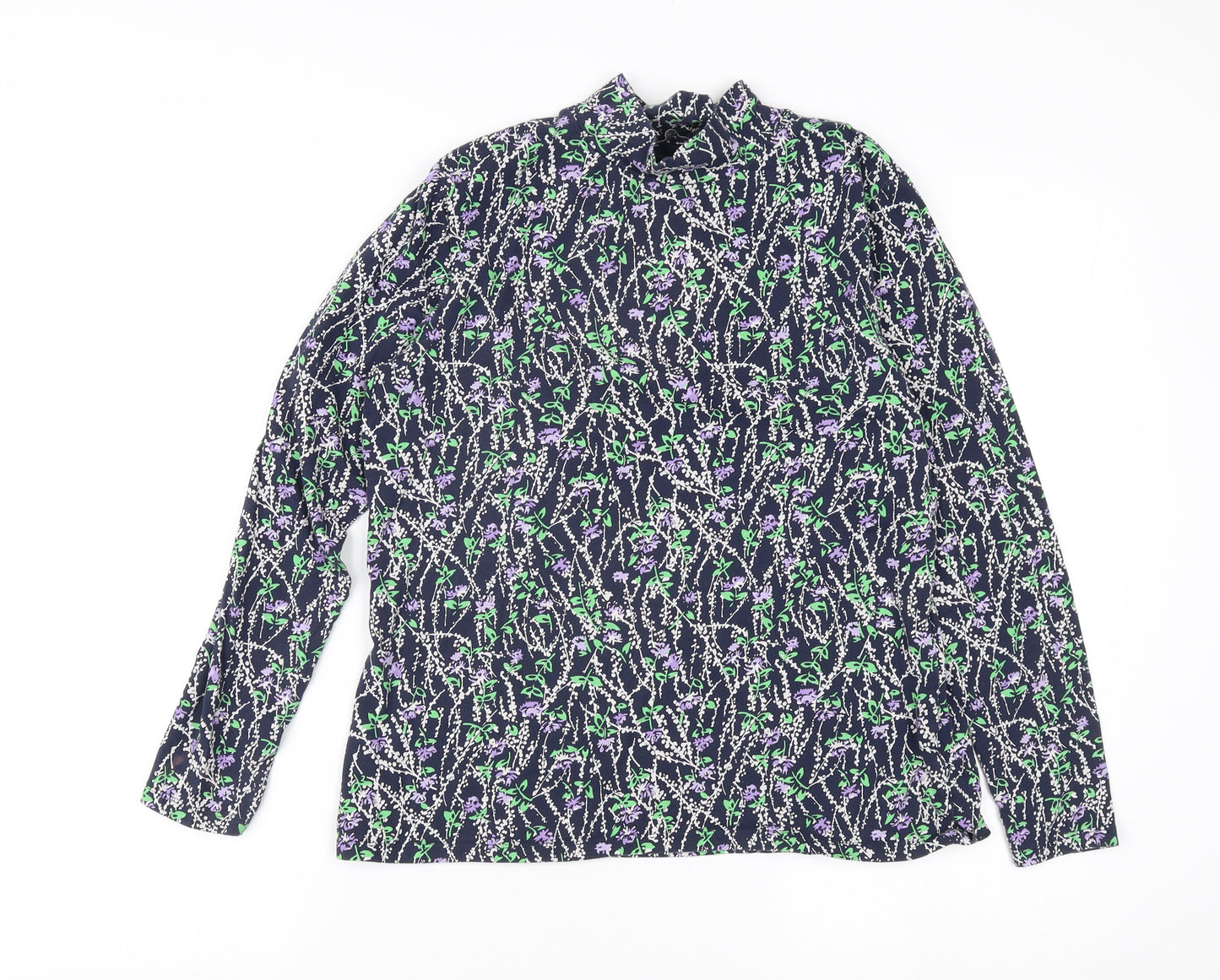 Marks and Spencer Women's Multicoloured Floral Blouse Size 16