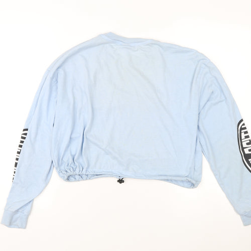 Urban Outfitters Unisex Kids Blue Racing Graphic Pullover XS