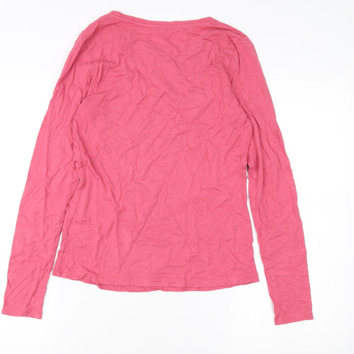 Boden Women's Pink Long Sleeve T-Shirt Size 8