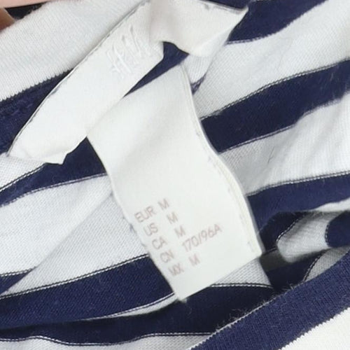 H&M Women's Striped Cotton T-Shirt Size 12