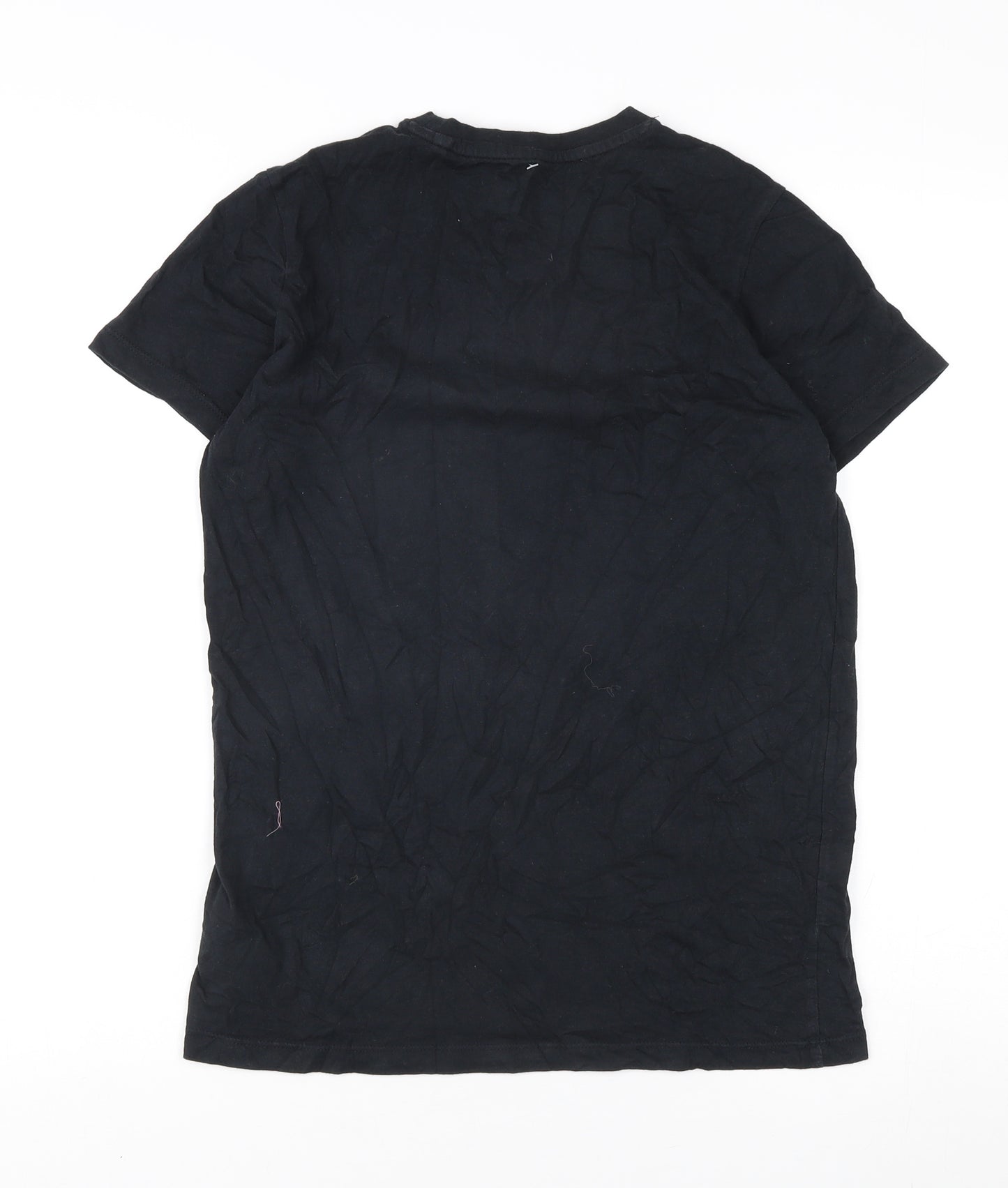 Blue Zoo Boys Black Graphic Music T-Shirt, 13-14 Years, Regular Fit