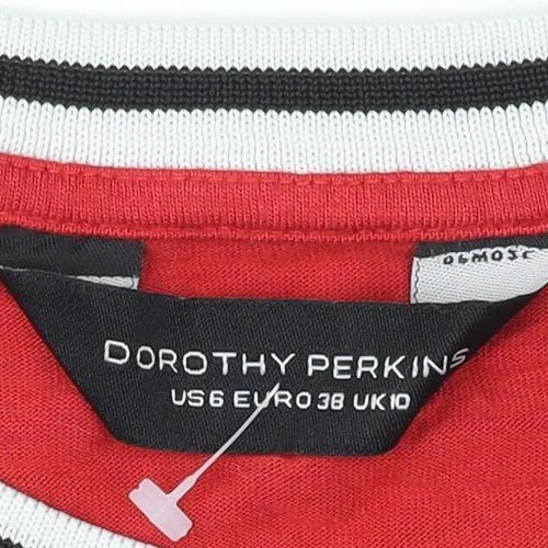 Dorothy Perkins Women Red Lace Sleeveless Top