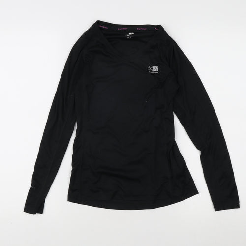 Karrimor Women's Black Long Sleeve Basic T-Shirt Size 6