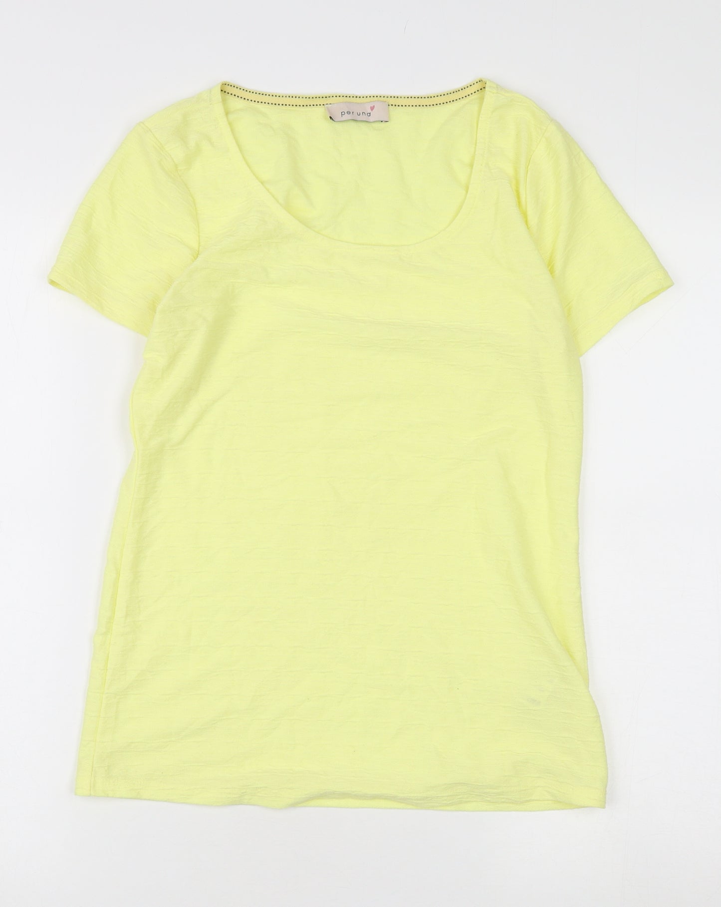 Marks & Spencer Women's Yellow T-Shirt, Size 10