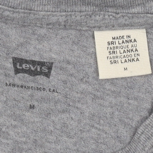 Levi's Men's Grey Medium Graphic Print T-Shirt