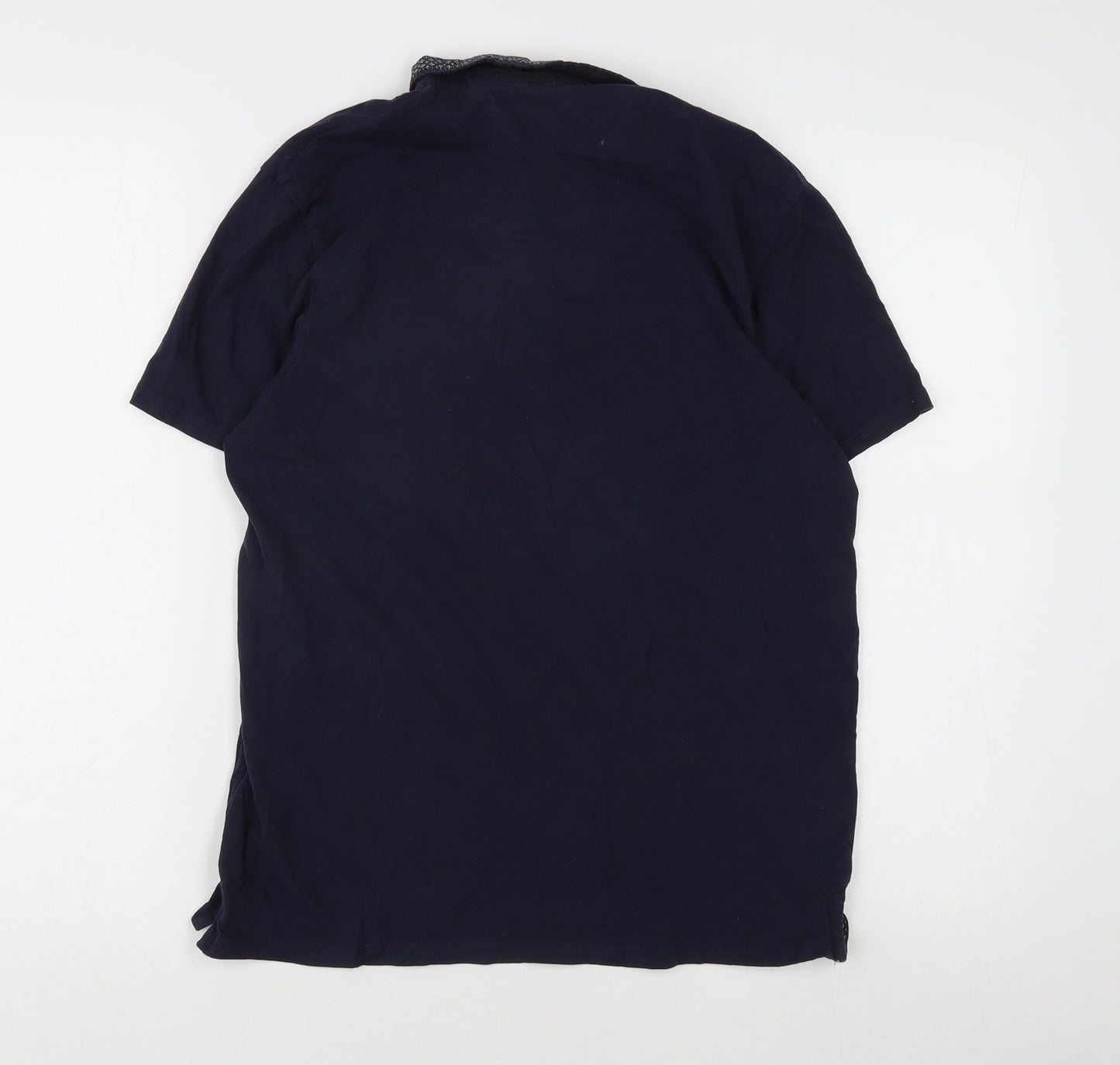 Threadbare Men's Blue Polo Shirt M Regular Fit Casual
