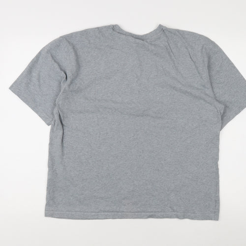 Adidas Unisex Grey Cotton T-Shirt S - Casual Jersey Tee