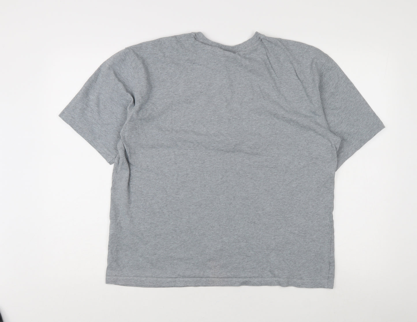 Adidas Unisex Grey Cotton T-Shirt S - Casual Jersey Tee