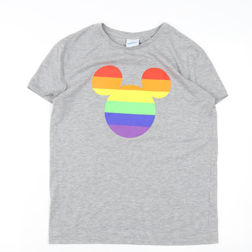 Disney Girls Grey Mickey Mouse T-Shirt - 13 Years
