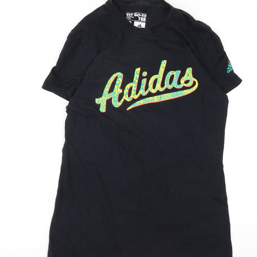 Adidas Unisex Black T-Shirt S Classic Style