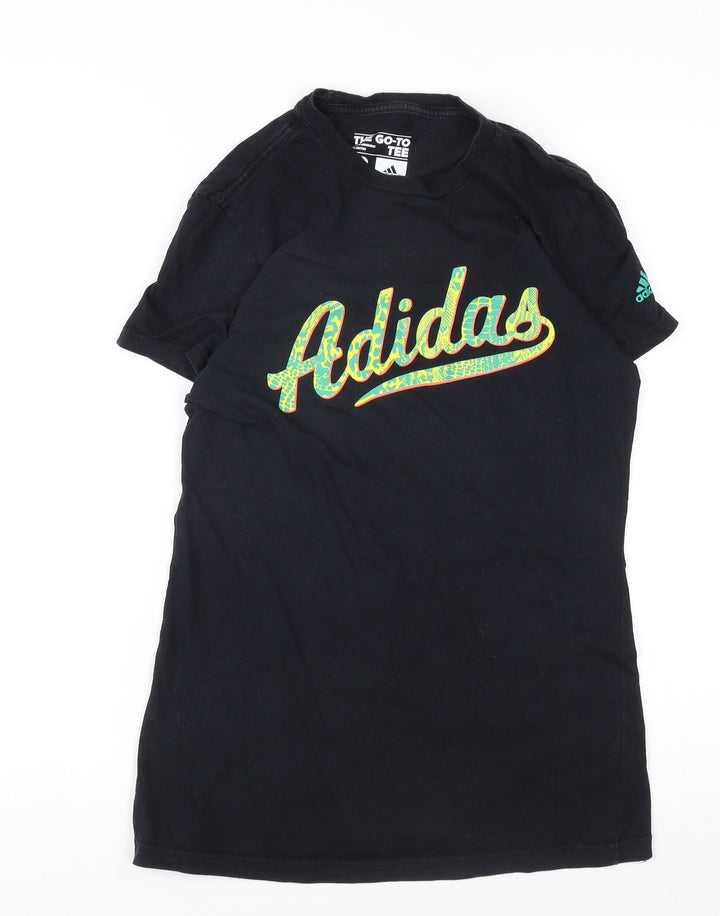 Adidas Unisex Black T-Shirt S Classic Style