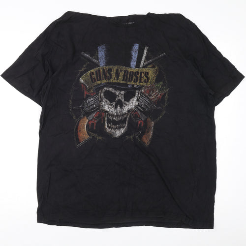 Guns N' Roses Men's Black XL Rock Graphic T-Shirt