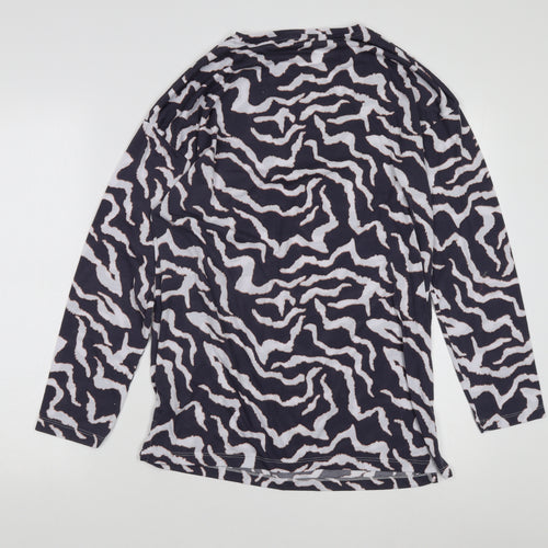 Marks and Spencer Women's Black Animal Print T-Shirt