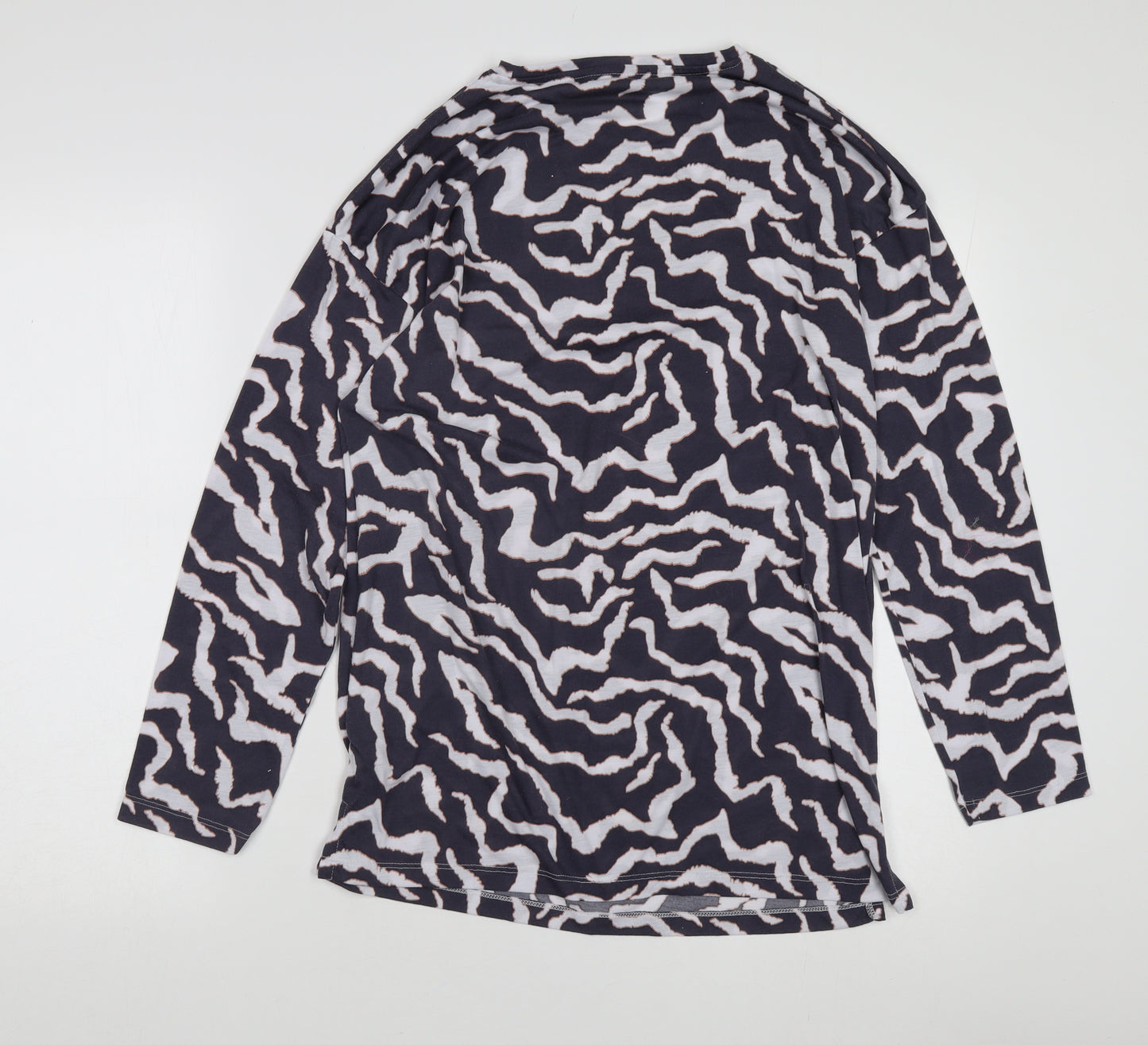 Marks and Spencer Women's Black Animal Print T-Shirt