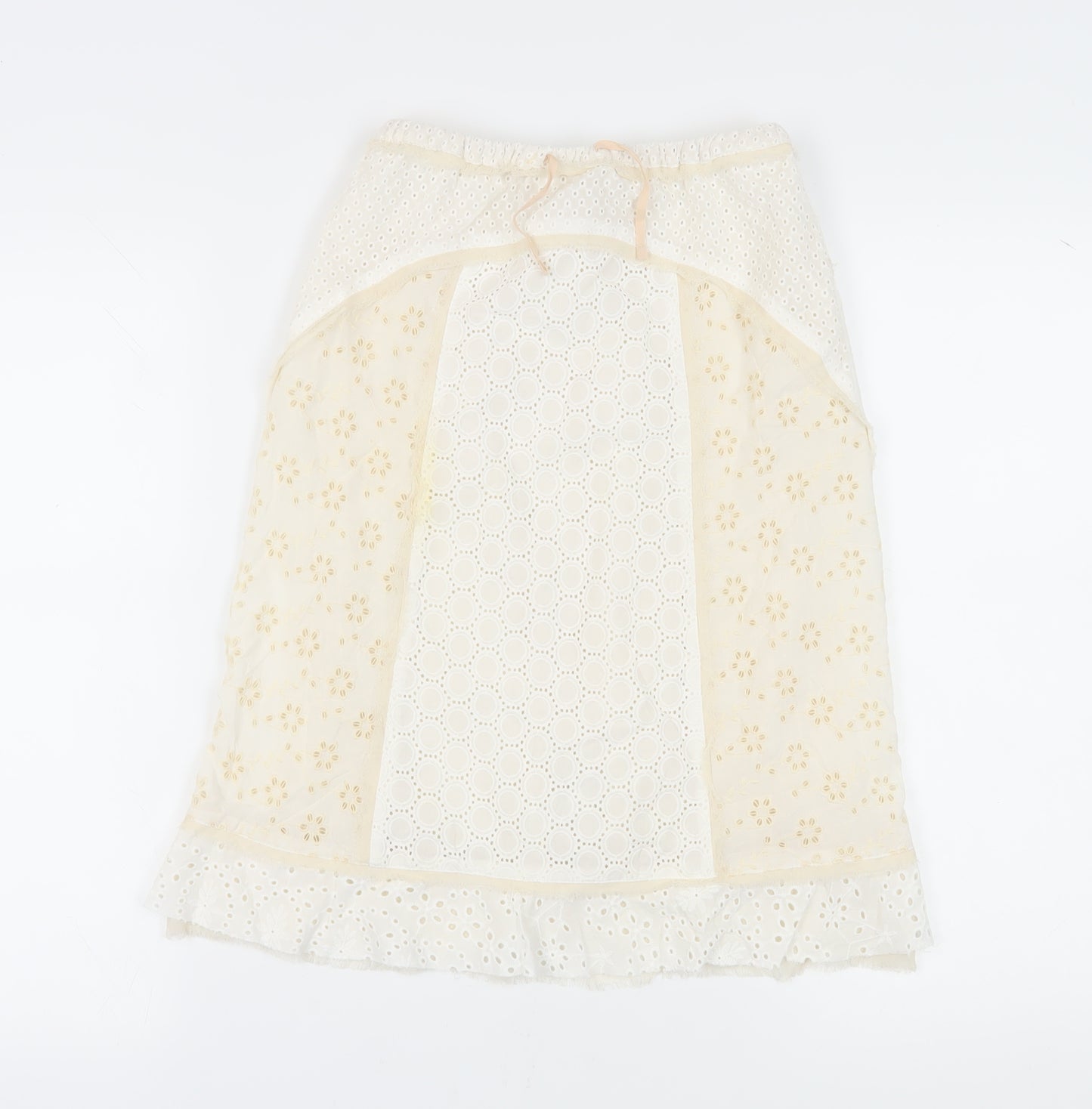 Zara Girls Ivory Skirt 12-13 Years Peasant Style
