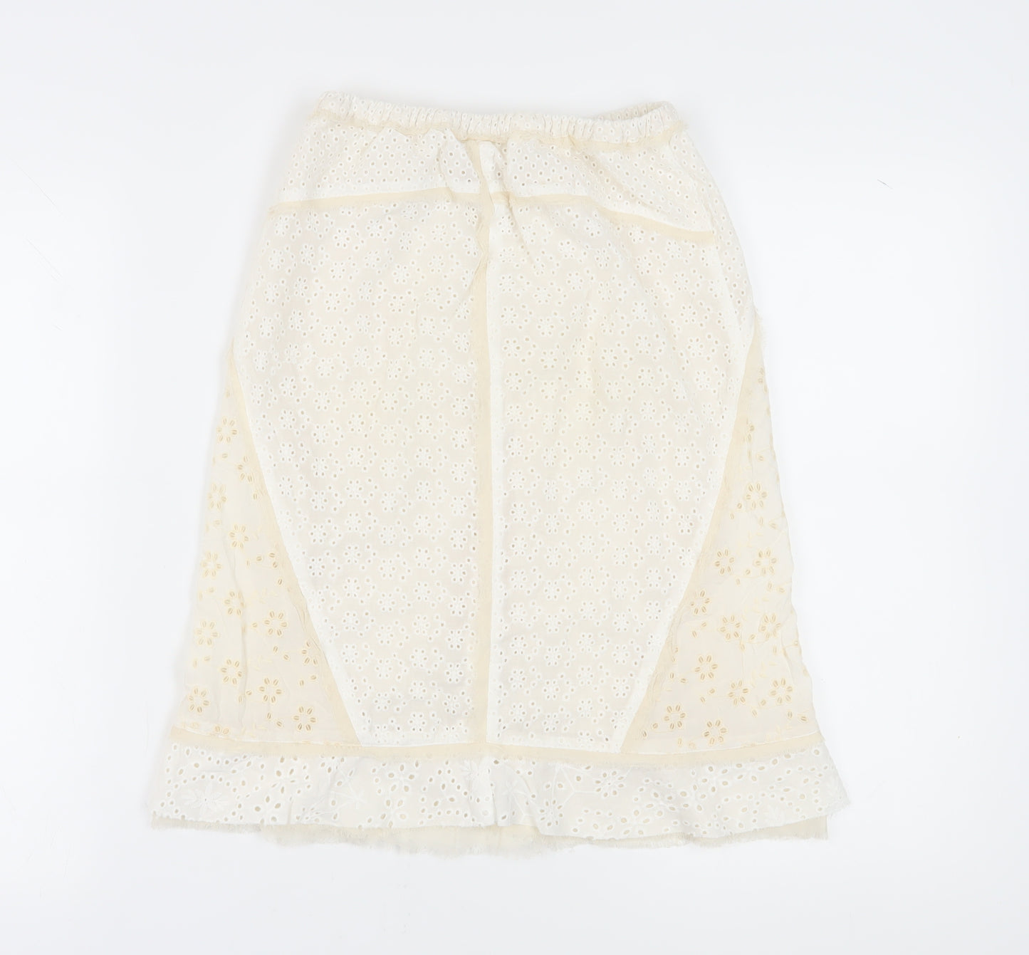 Zara Girls Ivory Skirt 12-13 Years Peasant Style