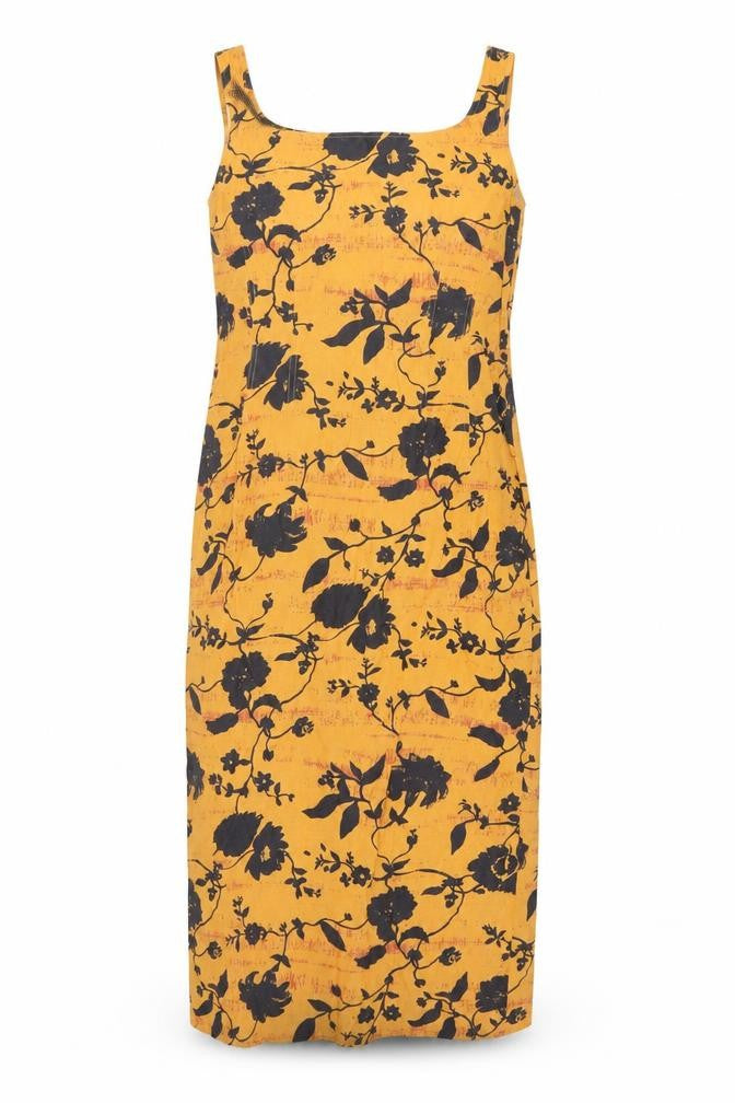 Front view of Planet Women's Multicoloured Floral Silk Sheath Dress -, size 12
