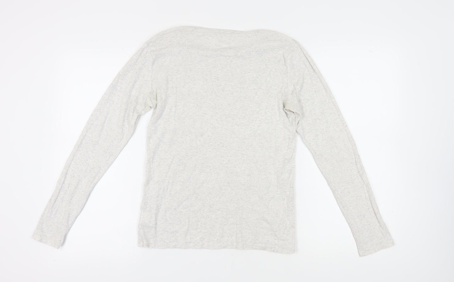 GAP Women’s Grey Long Sleeve Basic T-Shirt, L