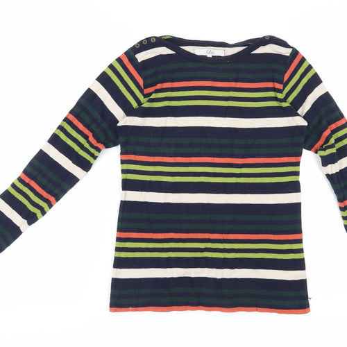 Isle Women's Striped Boat Neck Cotton T-Shirt S