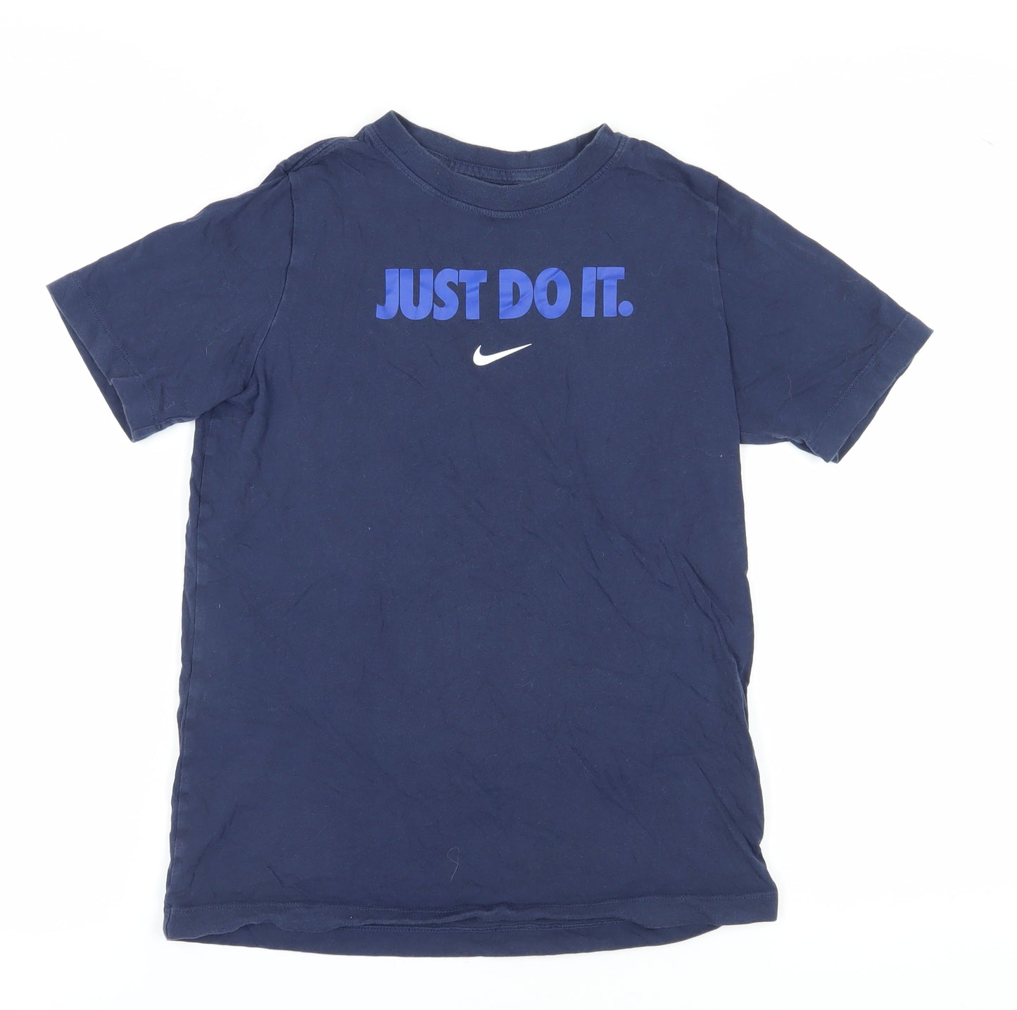 Nike Boys Blue Graphic Print T-Shirt 11-12 Years Casual Fit