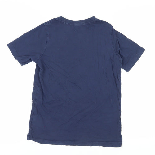 Nike Boys Blue Graphic Print T-Shirt 11-12 Years Casual Fit