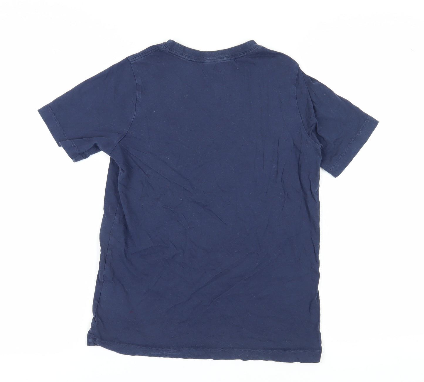 Nike Boys Blue Graphic Print T-Shirt 11-12 Years Casual Fit