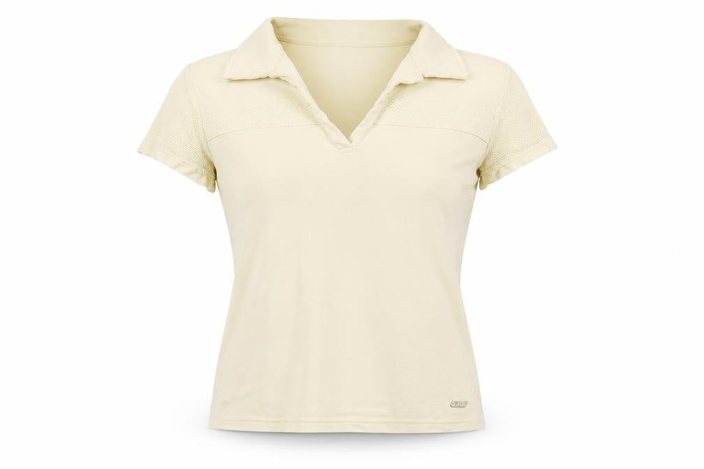 Front view of XPG Women's Ivory Polo Shirt, size 14