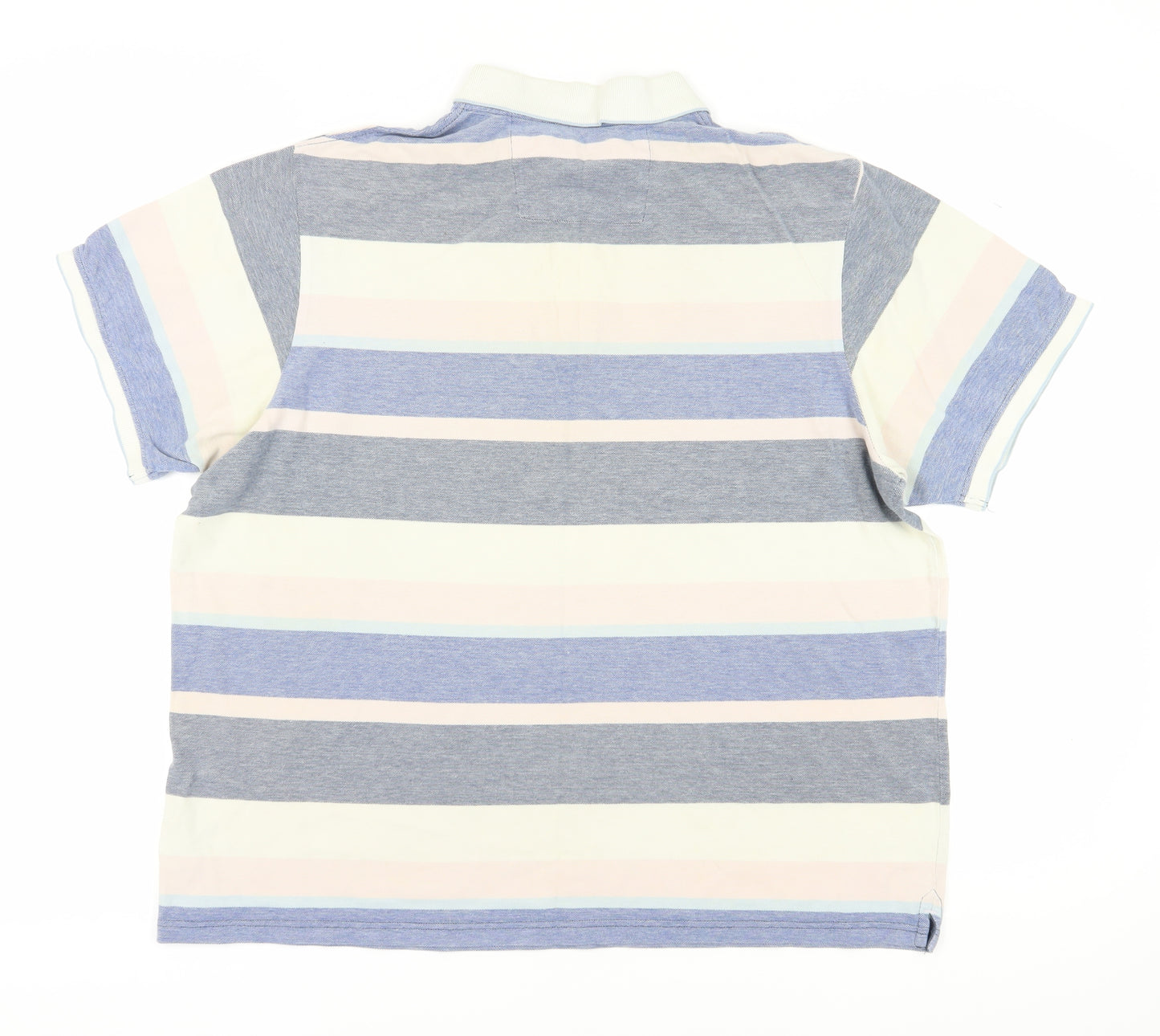 Maine New England Men's Multicoloured Striped XL Polo