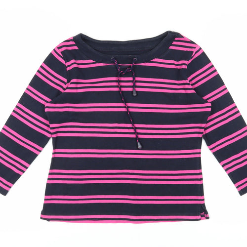 Chloe & Catherine Women's Striped T-Shirt, Multicoloured, Size 10
