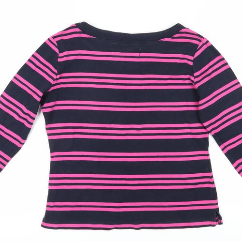 Chloe & Catherine Women's Striped T-Shirt, Multicoloured, Size 10
