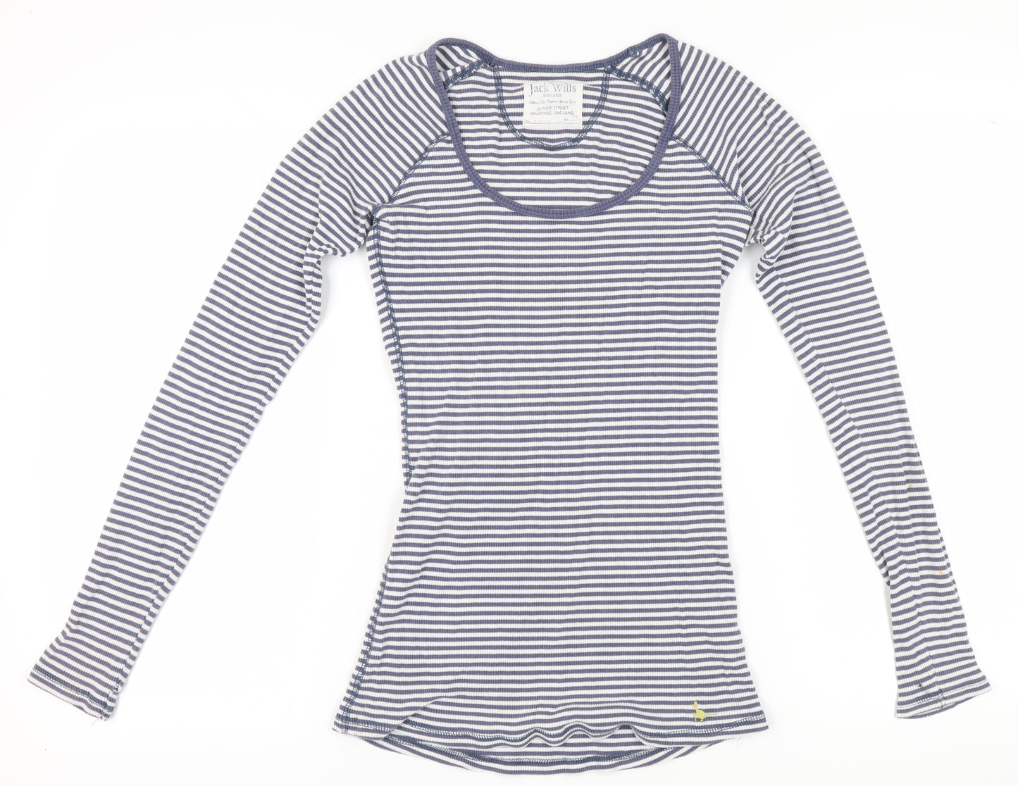 Jack Wills Women's Striped Jersey T-Shirt Size 10