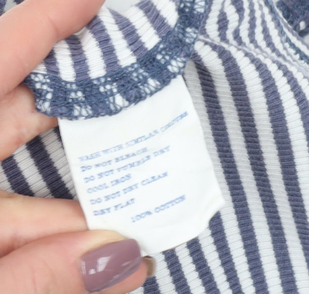 Jack Wills Women's Striped Jersey T-Shirt Size 10