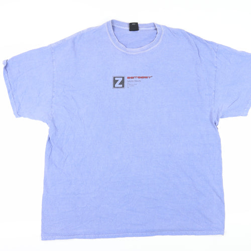 Urban Outfitters Men's Blue L T-Shirt