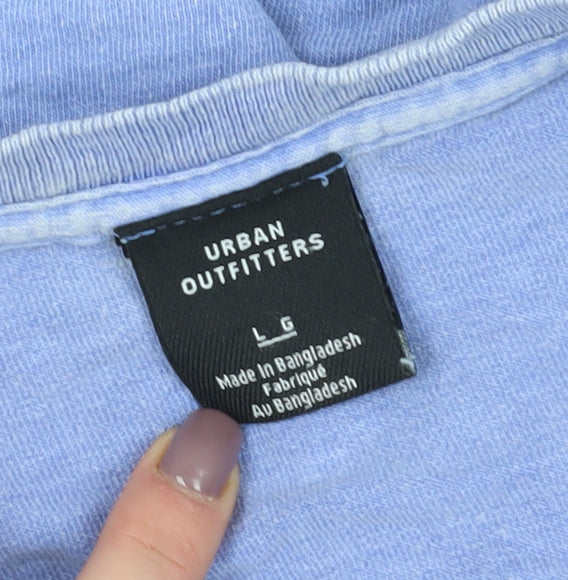 Urban Outfitters Men's Blue L T-Shirt