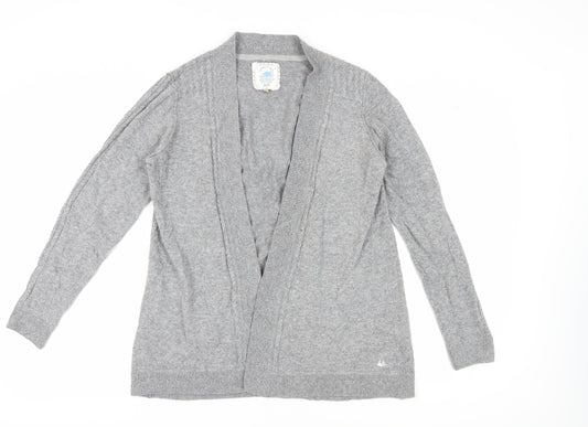 Mantaray Women's Grey Cardigan, Size 14, Long Sleeve